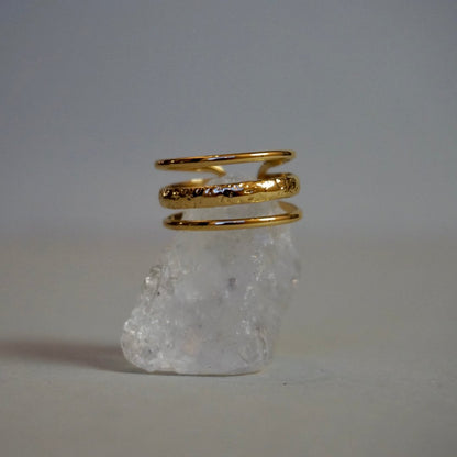 Fine Line Gold - adjustable ring