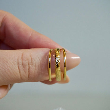 Fine Line Gold - adjustable ring