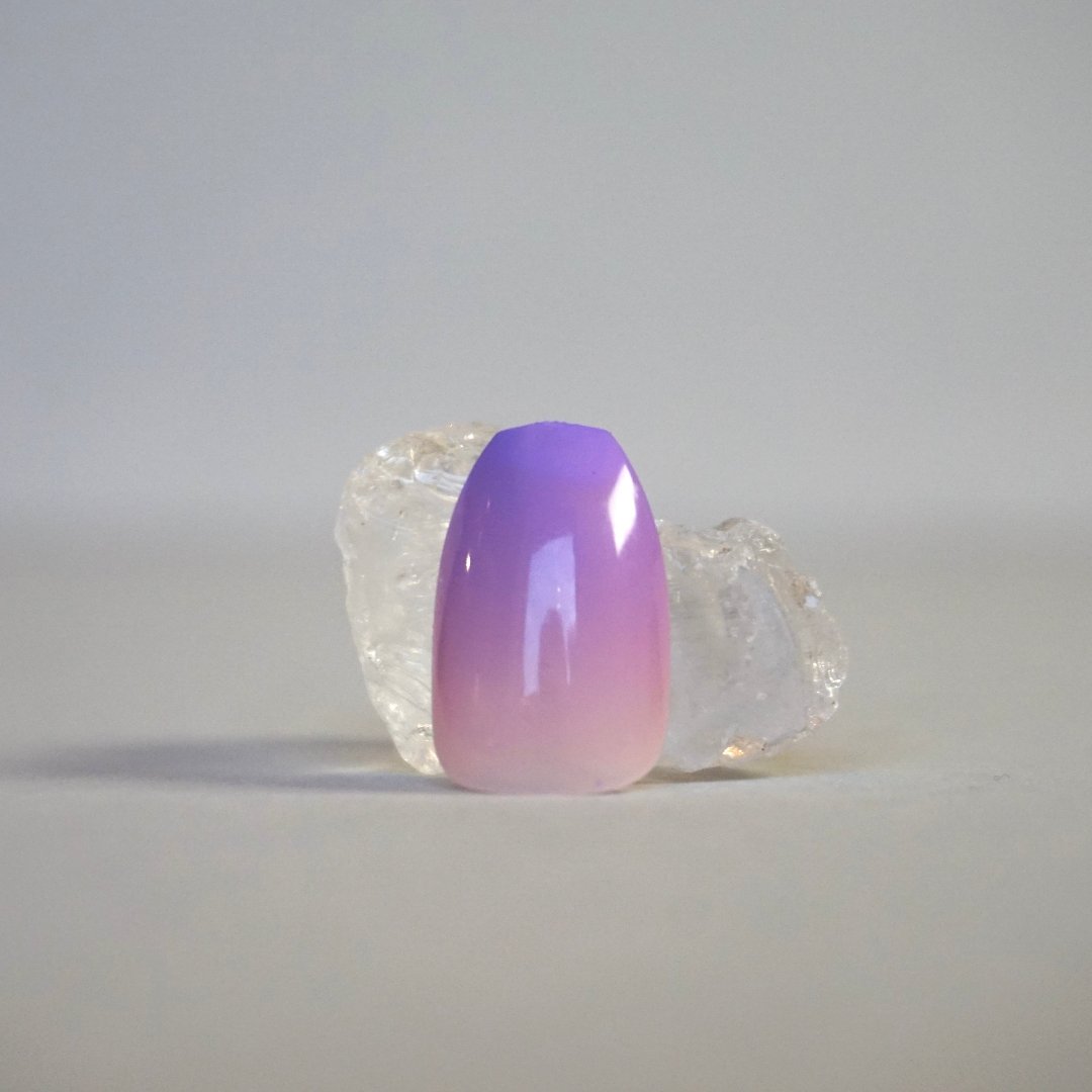 Purple Ombre Coffin løsnegler 