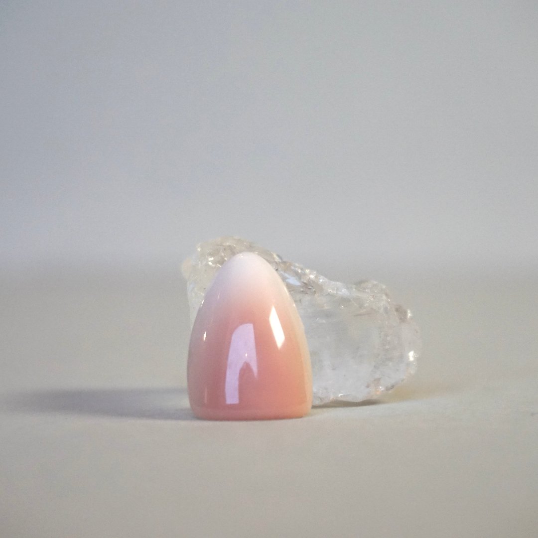 Pink Ombre Almond løsnegler 