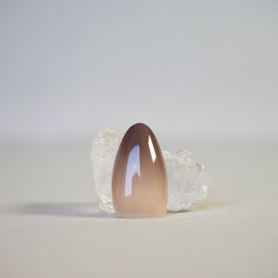Brown Ombre Almond løsnegler
