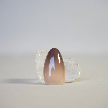 Brown Ombre Almond løsnegler