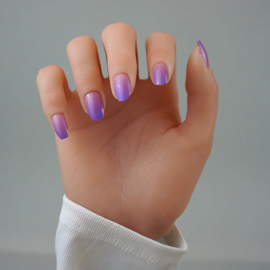 purple ombre løsnegler 